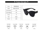 Wide Cat Eye Sunglasses - Image 