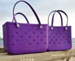 Rubbery Flex Bag in Purple - Image 