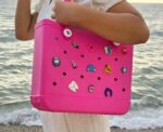 Rubbery Flex Bag in Fushia - Image 