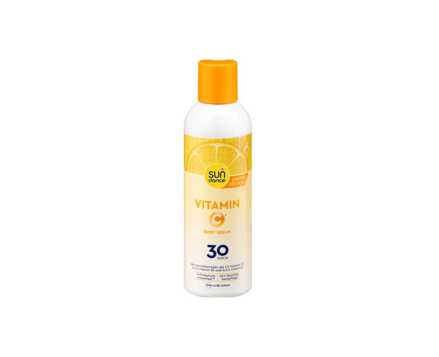 8- SUNDANCE Sun Milk Body Serum with Vitamin C, SPF 30 Sundance SPF 30 Vitamin C Sun Milk - Image 1