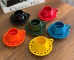 Colored Coffee Cups 6 pcs - Image 