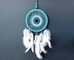 Blue Circle Dream Catcher - Image 