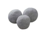 Round Pillows 3 pcs in Light Grey - Image 