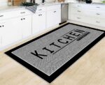 Rectangle Kitchen Carpet in Grey - Image 