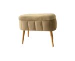 Storage Pouf in Beige - Image 