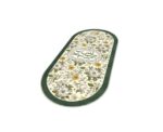 Oval Kitchen Carpet in Green - Image 