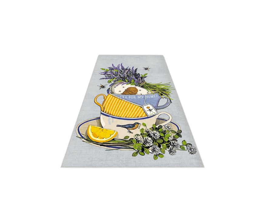 M- KITCHEN CARPET TEA FOR MY HONEY- 1 Tea for My Honey Kitchen Carpet - Image 1