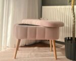 Storage Pouf in Pink - Image 