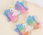 Sparkle Unicorn Hair Clips 2 pcs - Image 