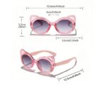 Cat Ear Kids Sunglasses in Pink - Image 
