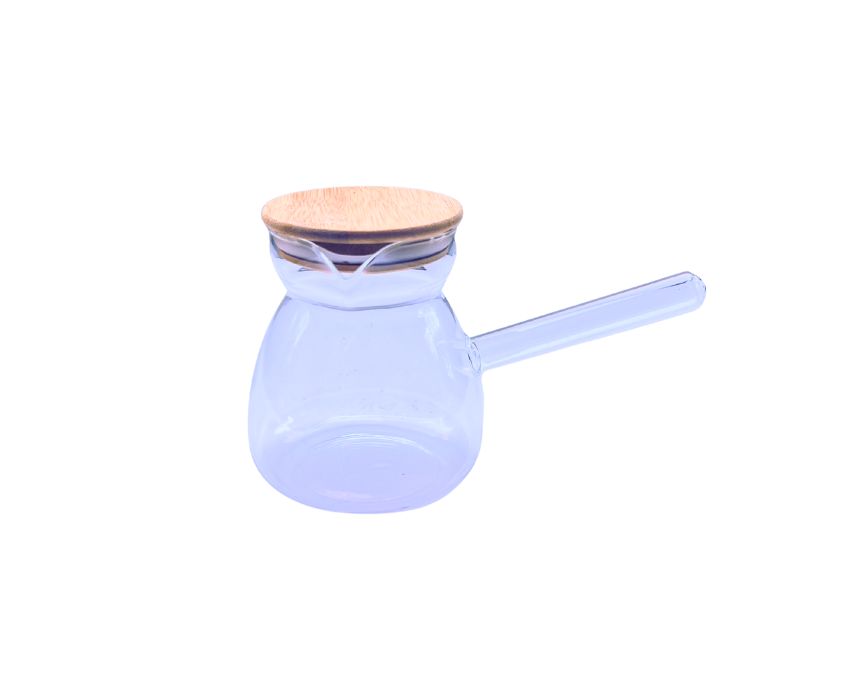 10 Borosilicate Glass Boiling Water Pot - Image 1