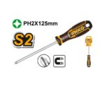 Ingco Screwdriver PH2 x 125 mm - Image 