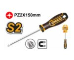 Ingco Screwdriver PZ2 x 150 mm - Image 