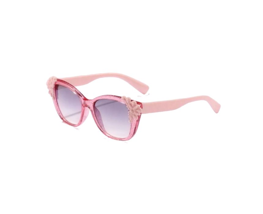 11 Glittery Kids Sunglasses in Pink - Image 1