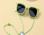 Penguin Kids Sunglasses Set in Green - Image 