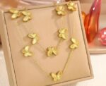 Alhambra Butterfly Bracelet and Necklace Set - Image 