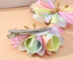 Butterfly Fabric Hair Clips 2 pcs - Image 