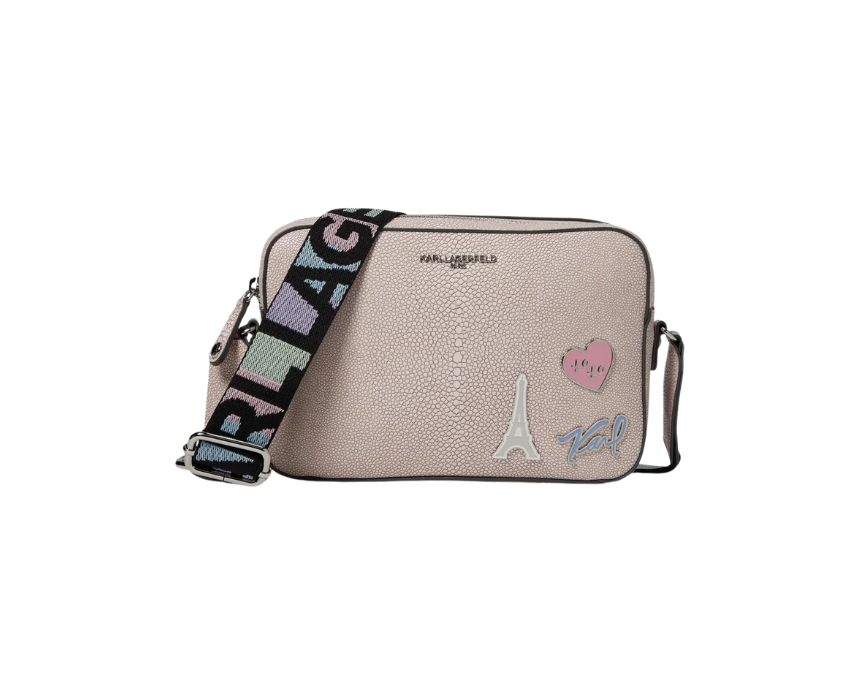 15 Karl Lagerfeld Light Pink Crossbody Bag - Image 1