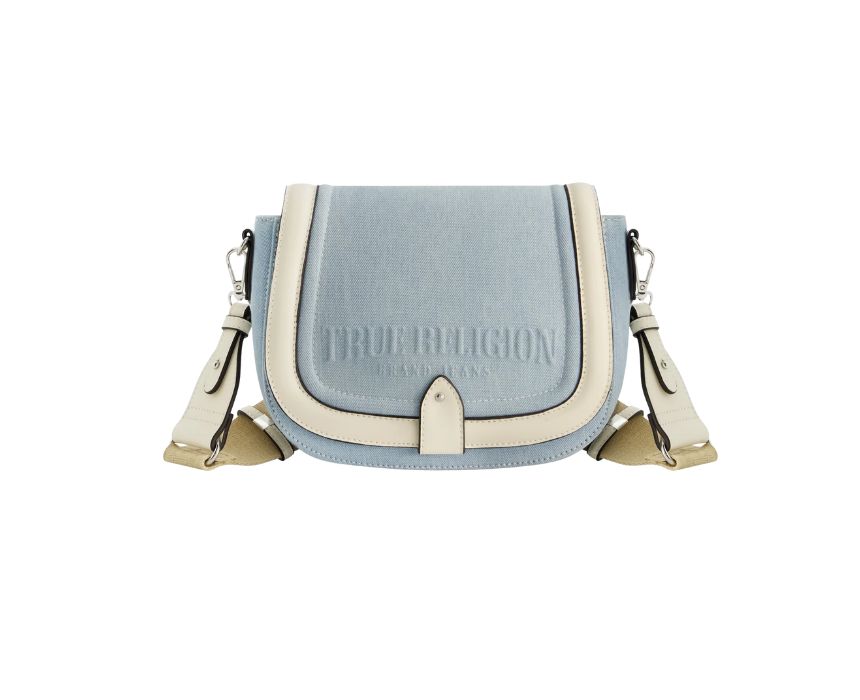 19 True Religion Denim Saddle Bag - Image 1