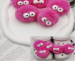 Pink Pom Pom Shoe Clip 1 pc - Image 