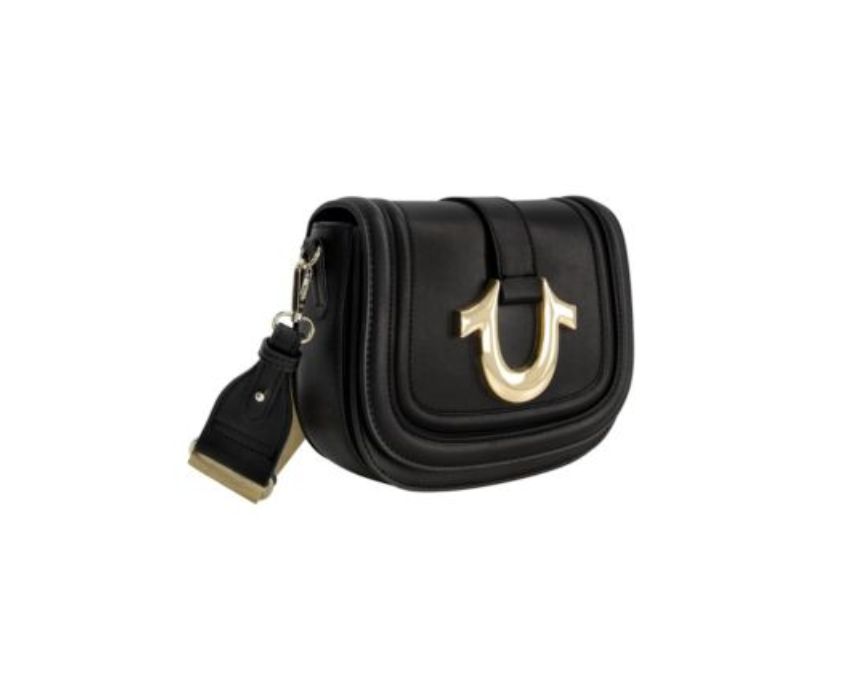 20 True Religion Saddle Bag in Black - Image 1