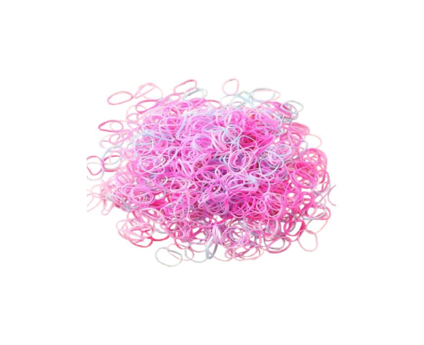 21 Disposable Hair Ties Neon Pop 1000 pcs - Image 1