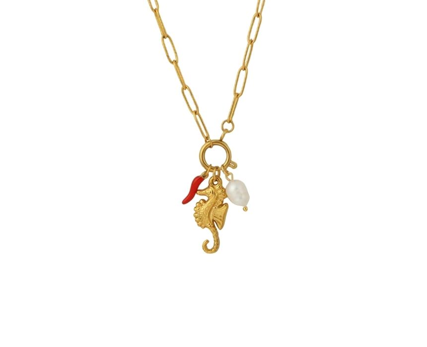 22-SeaHorse Necklace Sea Horse Necklace - Image 1