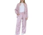 Linen Blend Cargo Set in Pink - Image 