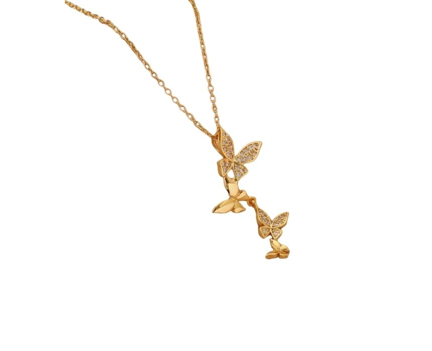 3-ButterFly Necklace (2) Butterfly Necklace - Image 1