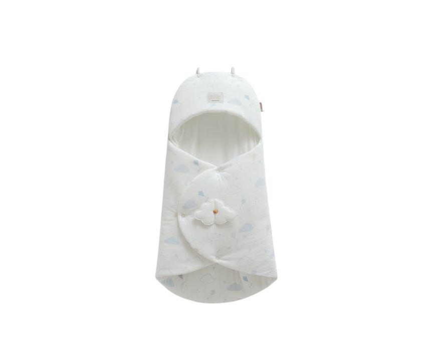 4- cloud white Caramell Cloudlet Cuddle Swaddle - Image 1