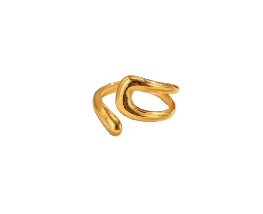 43 Double Band Gold Ring - Image 1