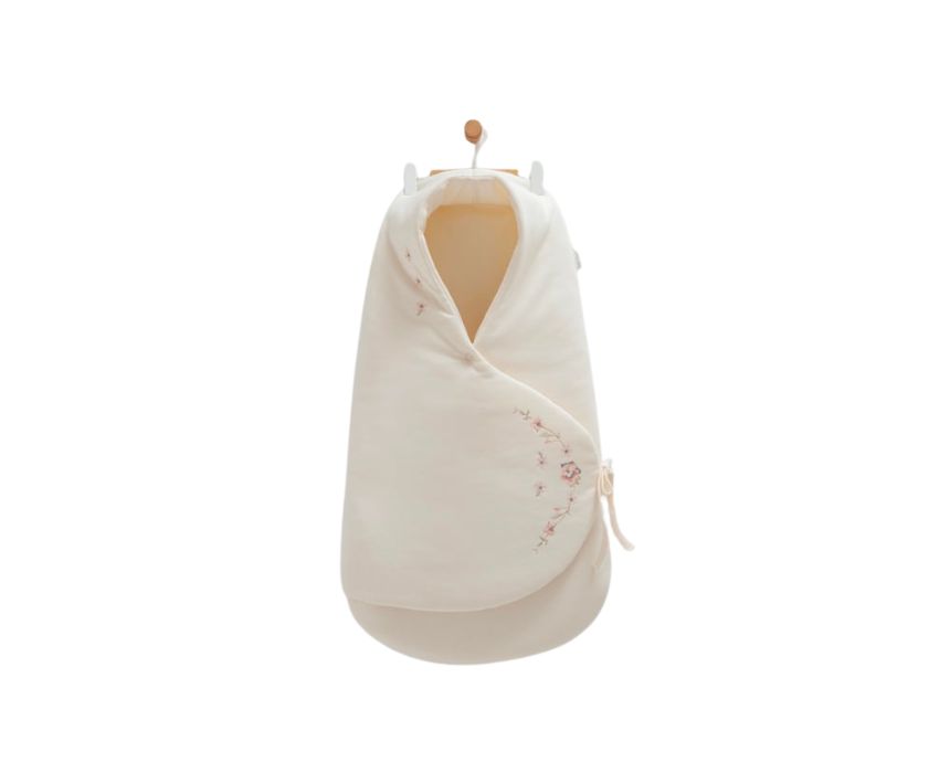 5- floral Caramell Floral Nest Swaddle - Image 1