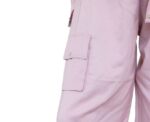 Linen Blend Cargo Set in Pink - Image 