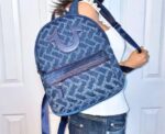 True Religion Mini Backpack in Blue - Image 