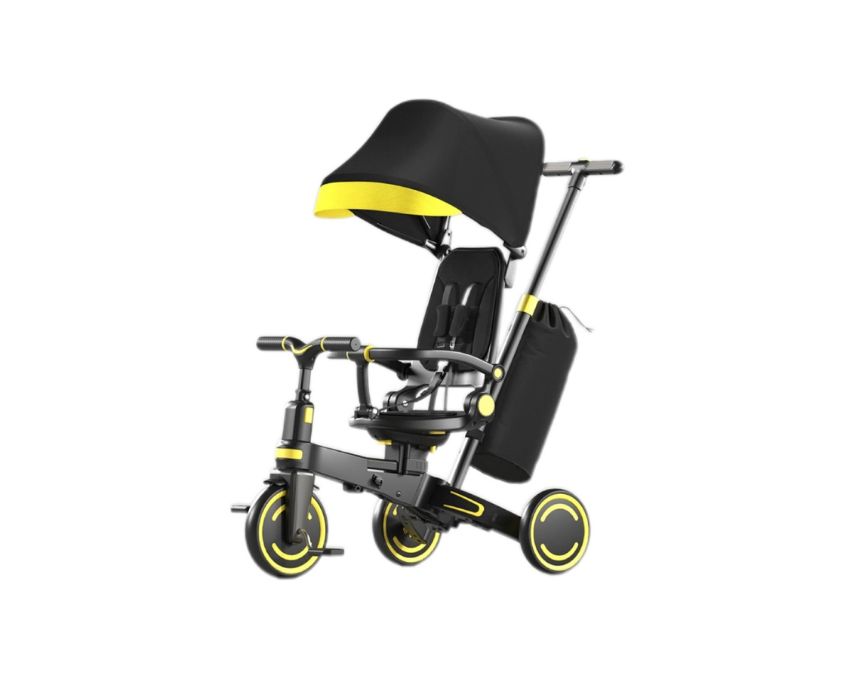Black Nine in One Foldable Tricycle - Image 1