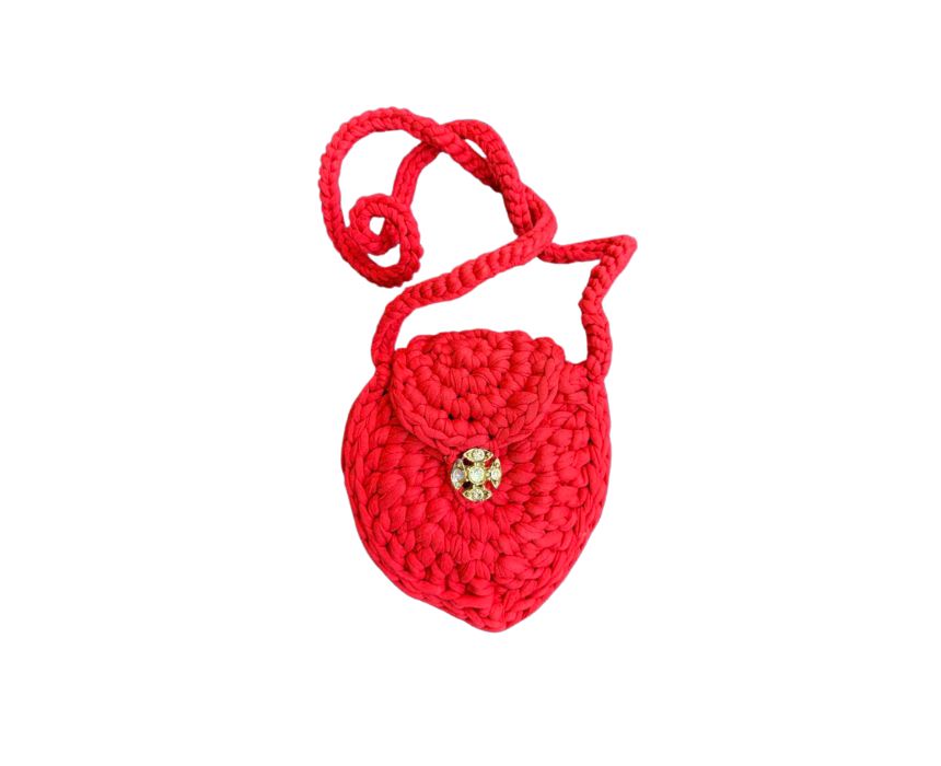 Elegant Red Mini Shoulder Bag Elegant Red Mini Shoulder Bag - Image 1