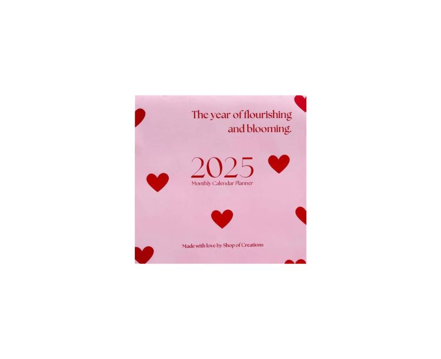 Monthly Calendar for 2025 - Hangable Monthly Calendar for 2025 - Image 1