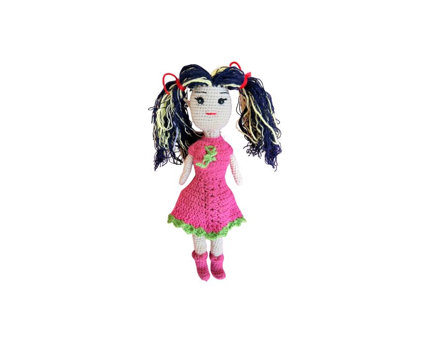 Raspberry Bloom Crochet Doll Raspberry Bloom Crochet Doll - Image 1