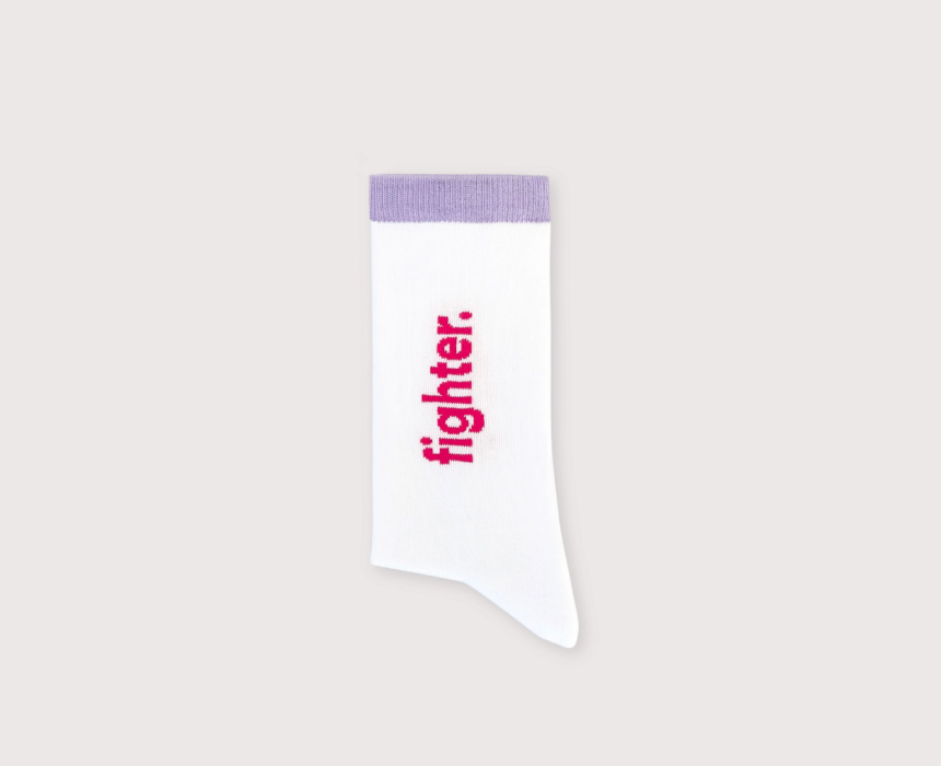 Rush&Reez -18 Fighter Socks in White Pop - Image 1
