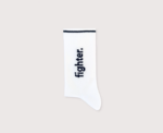 Fighter Socks in White - Image 