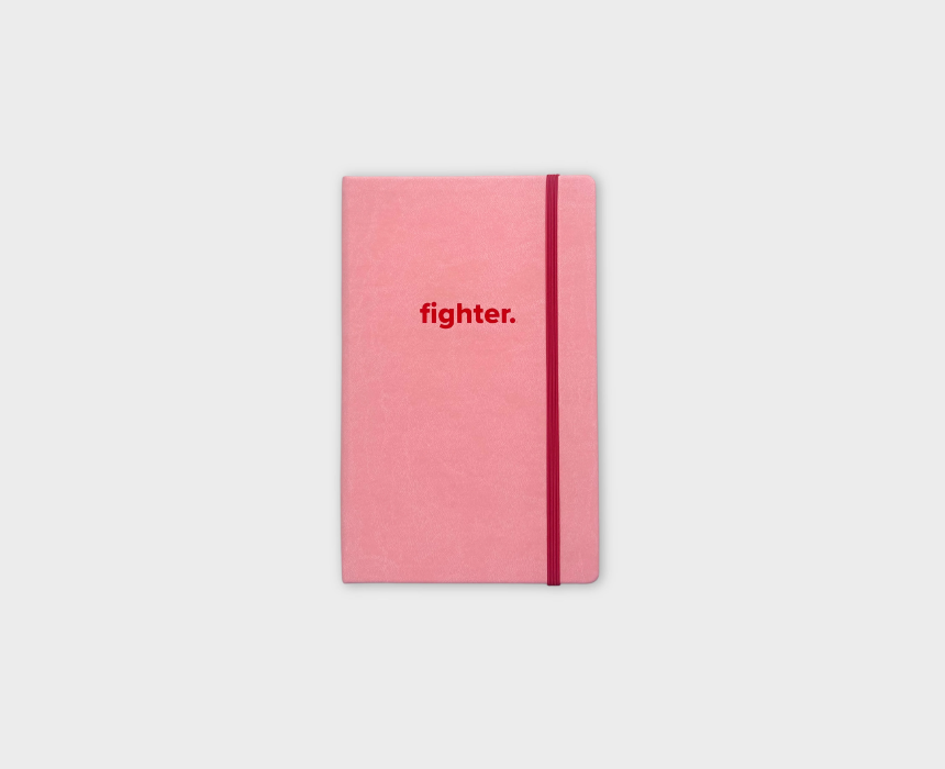 Rush&Reez -23 Fighter Notebook in Pink & Red - Image 1