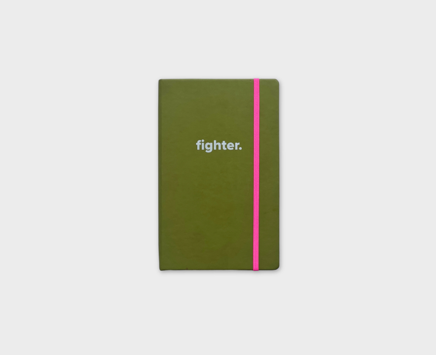 Rush&Reez -29 Fighter Notebook in Green & Fuchsia - Image 1