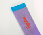 Fighter Socks in Purple Pop - Image 