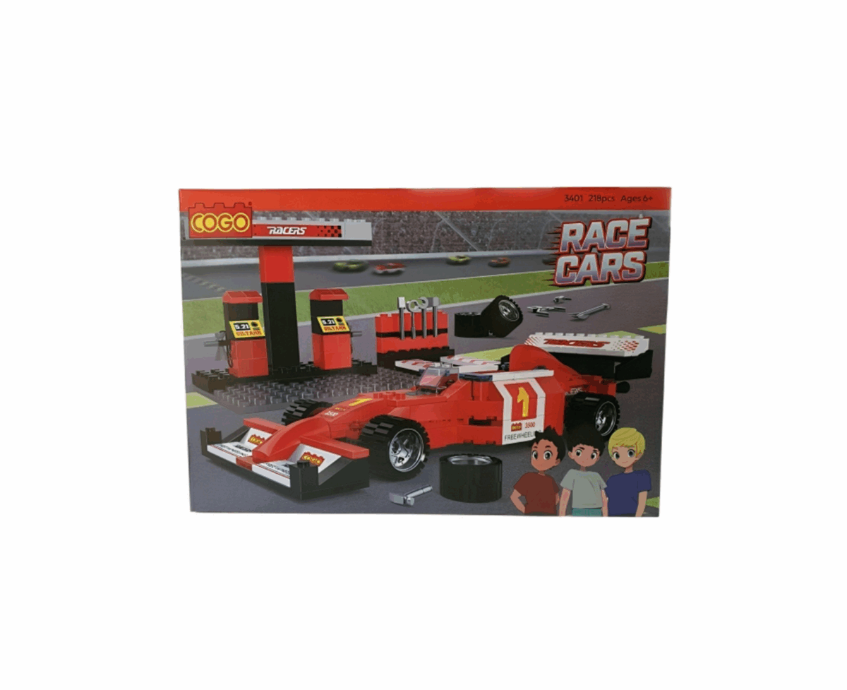 11 Cogo Race Car 218 pcs - Image 1