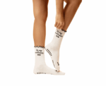 In My Wellness Era Socks in White - Image 