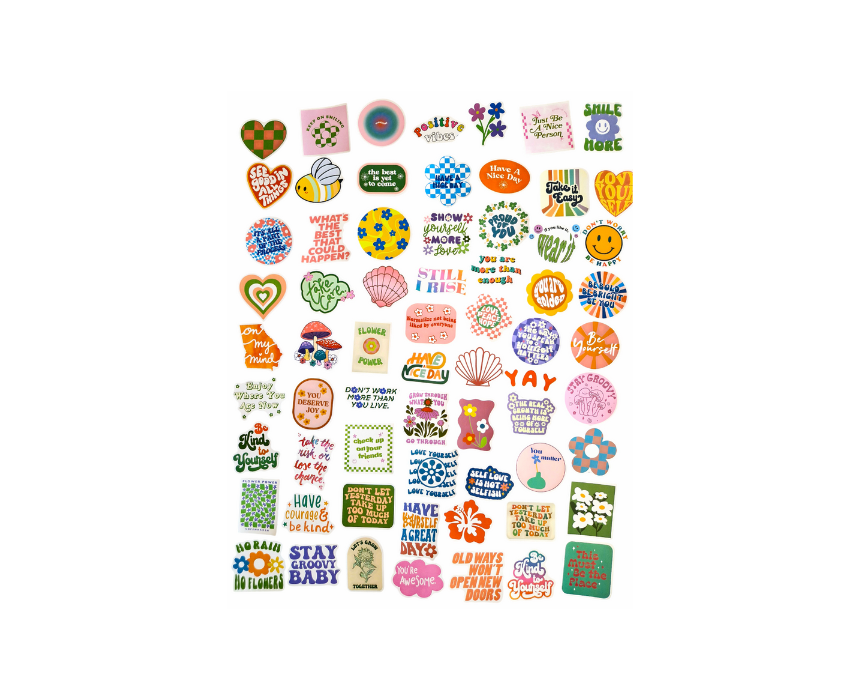16 Positive affirmations sticker bundle (10 stickers) - Image 1