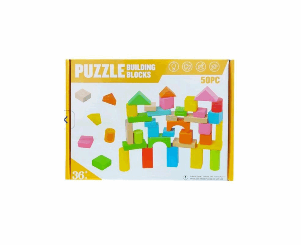 Wooden Building Blocks - Image 1