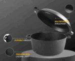 Cast Iron Dutch Oven in Black - Image 
