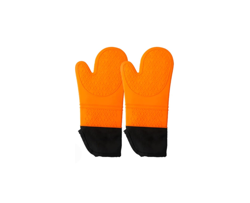 5 Silicone Oven Glove in Orange - Image 1