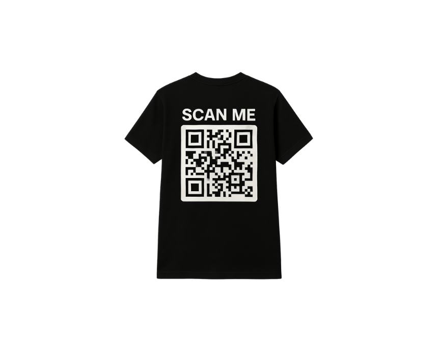 5 Custom QR code t-shirt - Image 1